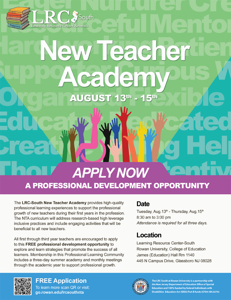 LRC-South New Teacher Academy Flyer