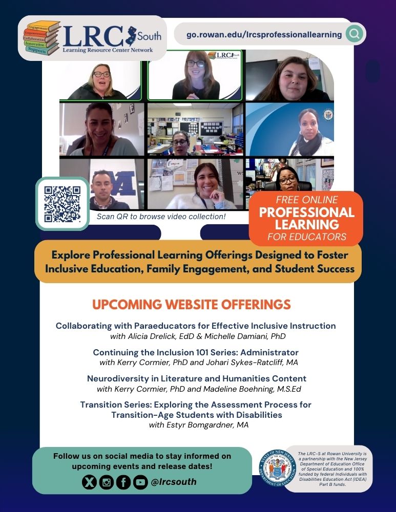 Fall 2024 PL Website Offerings on the LRC-South Website Flyer