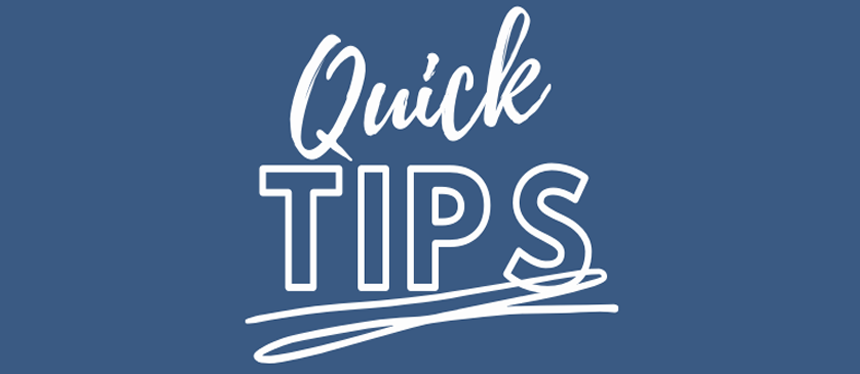 LRC-South Quick Tips
